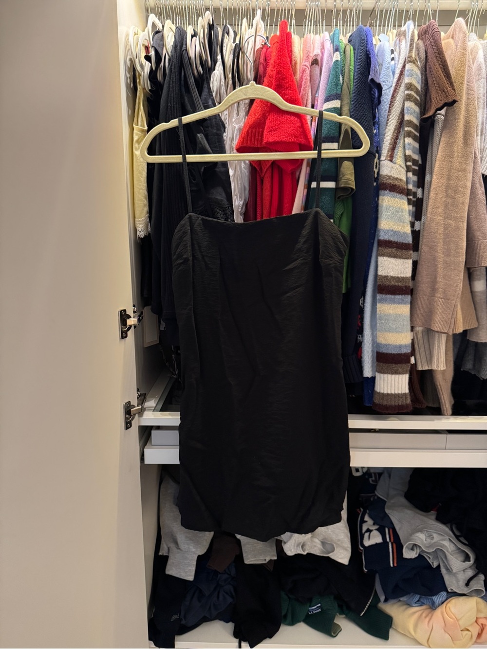 Black Strapless Mini Dress with Built in Shorts
